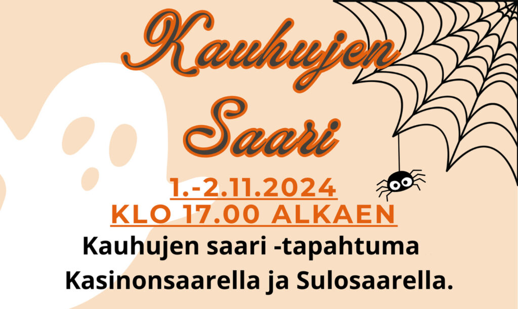 Kauhujen saari: pe 1.11. klo 17 - la 2.11.2024 klo 21