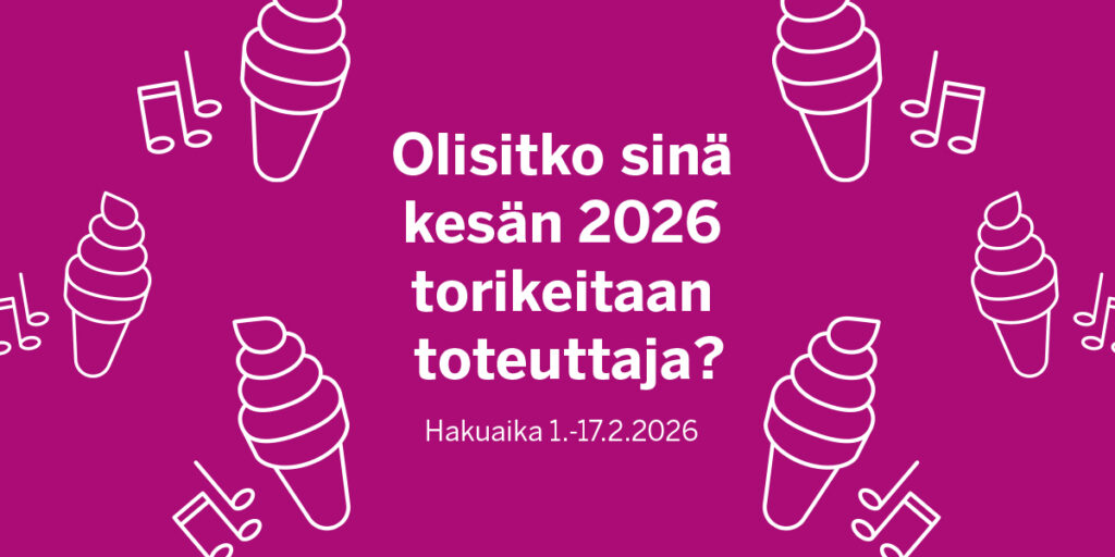 Etsimme Savonlinnan kauppatorin torikeitaan toteuttajaa kesälle 2026