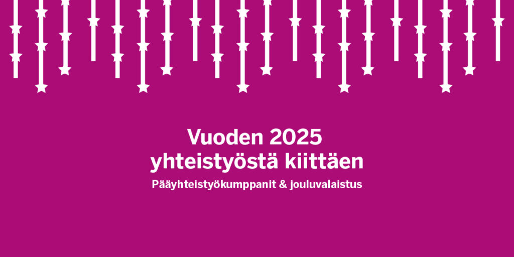 Kiitos yhteistyökumppaneillemme 2025