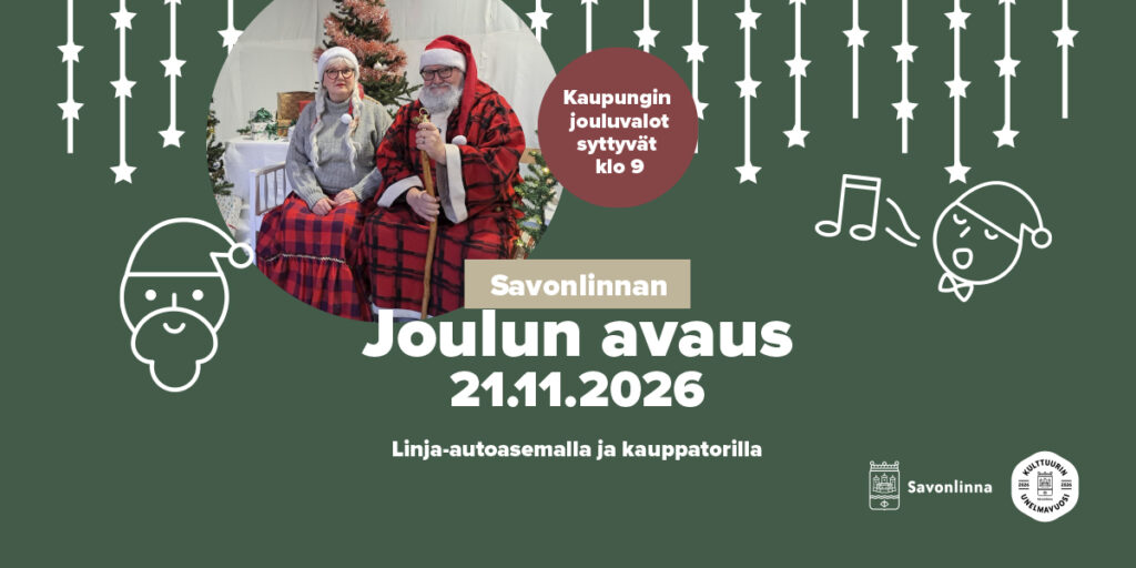 Savonlinnan joulun avaus 21.11.2026